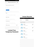 H4 Tuya Electronic Lock Wifi Smart Door Lock Fingerprint Lock Password IC Card Key USB Charge For Smart Home