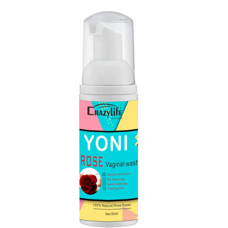 Feminine Intimate Yoni Wash Natural Washing Foam Vaginal Herbs Washer Hygiene Vagina Detox Cleaning Care for Women's Health 60ml