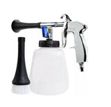 Car Interior Cleaning Gun Portable Dust Blowing Machine High Wind Speed Tornado Finger Pull Air Blowing Gun With Brush