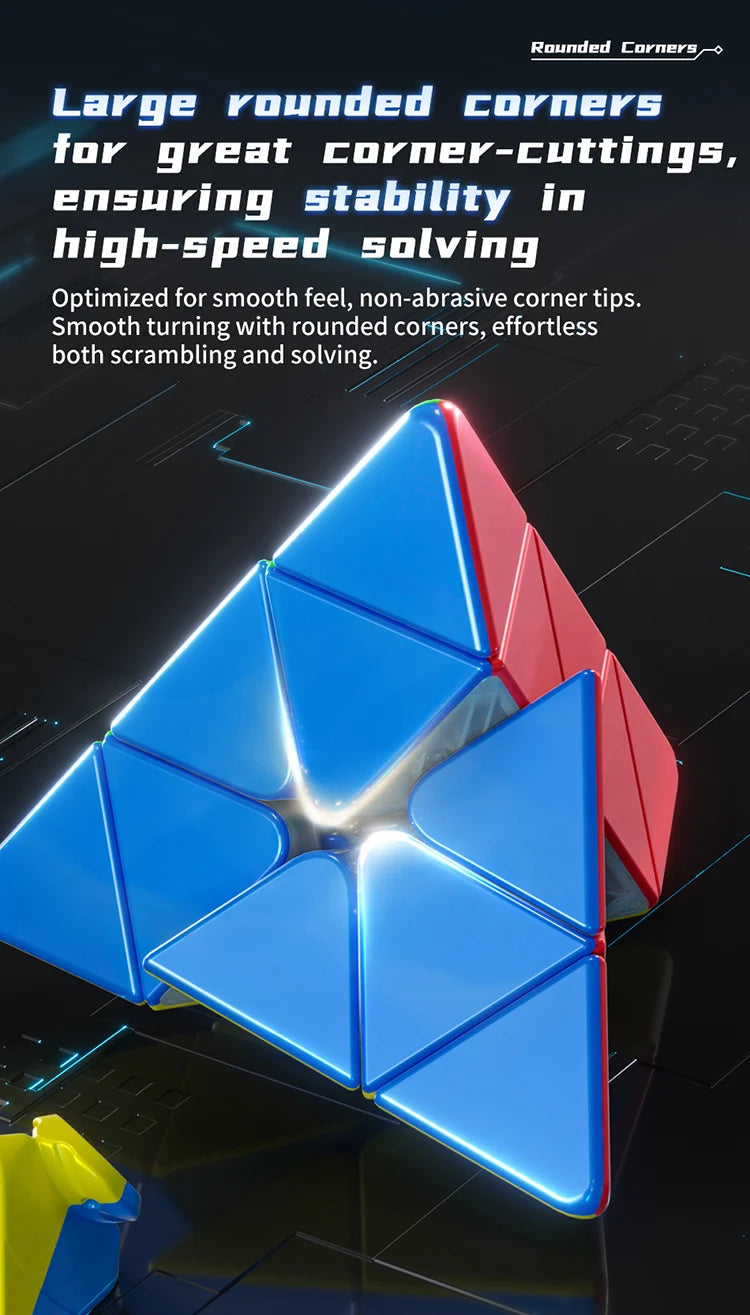 Cubo mágico magnético MOYU Meilong M 3X3 2X2 Pyraminx Cubing Cubo de velocidad profesional 3x3x3 Rompecabezas de velocidad Juguete para niños Cubo mágico