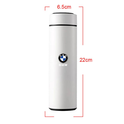 Termo inteligente con pantalla de temperatura, de acero inoxidable 304, con aislamiento al vacío, para BMW M Performance.