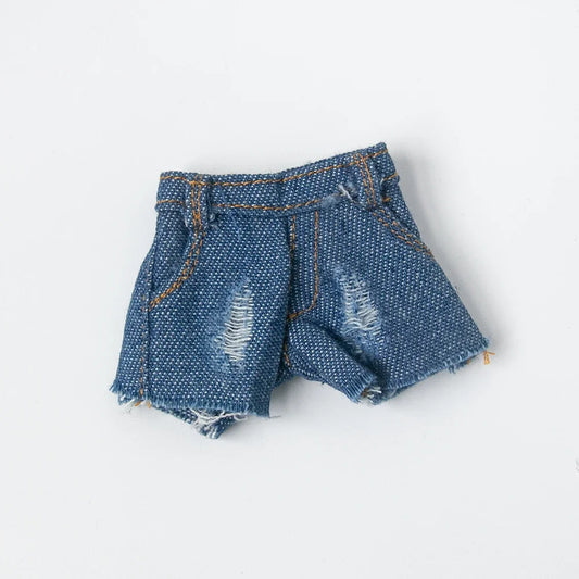 Blythe Clothing Fashion Vest Tops Denim Shorts Casual Pants Belt Multicolor for Licca Azones Ob22 24 Ker YMY Doll Accessories