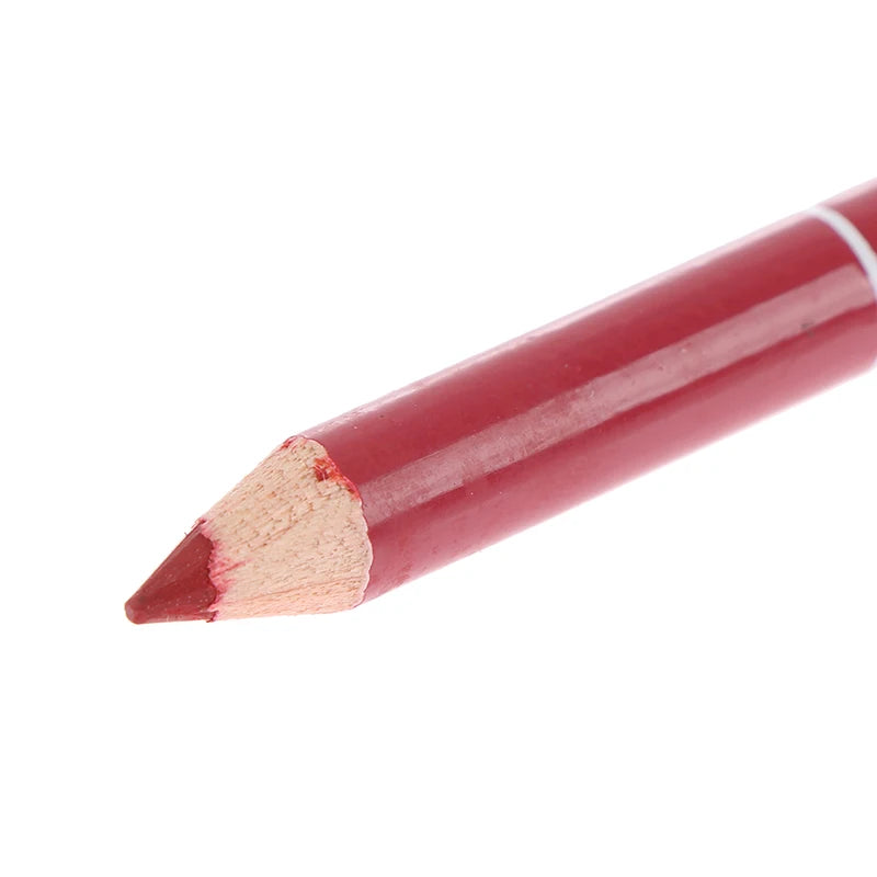Professional Wood Lip liner Waterproof Lady Charming Lip Liner Soft Pencil Makeup Women's Long Lasting Cosmetic Tool 28Color
