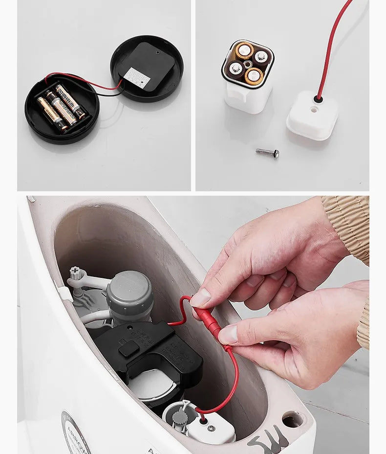Bathroom Accessories Toilet Seat Cover Wireless Smart Lavatory Push Button Automatic Flush Sensor Bidet Home Appliances