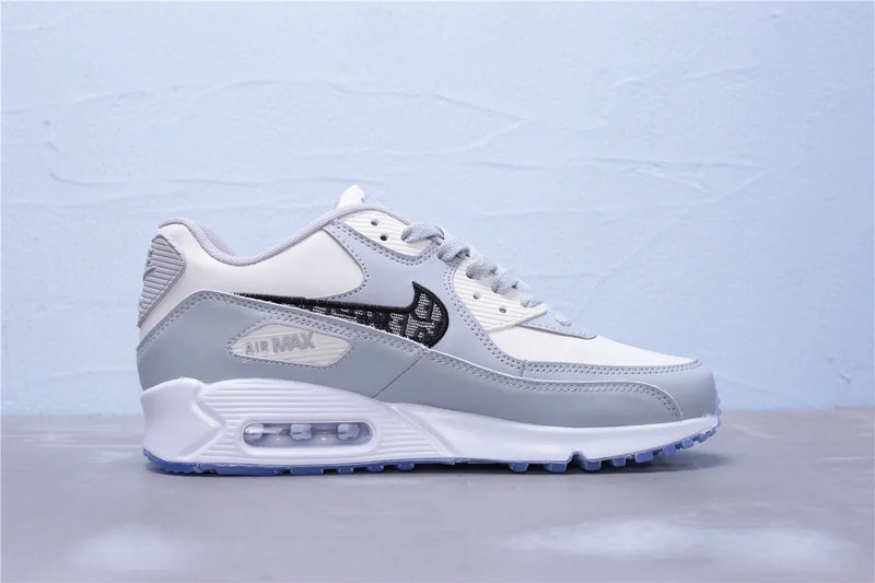 Nike AIR MAX 90 Classic - Zapatillas deportivas para hombre y mujer, color blanco, negro, azul y rojo, cómodas, para exteriores, talla 36-46