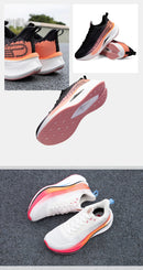 Baasploa Women Professional Running Shoes Outdoor Carbon Plate Non Slip Sports Shoes Female Casual Breathable Jogging Sneakers