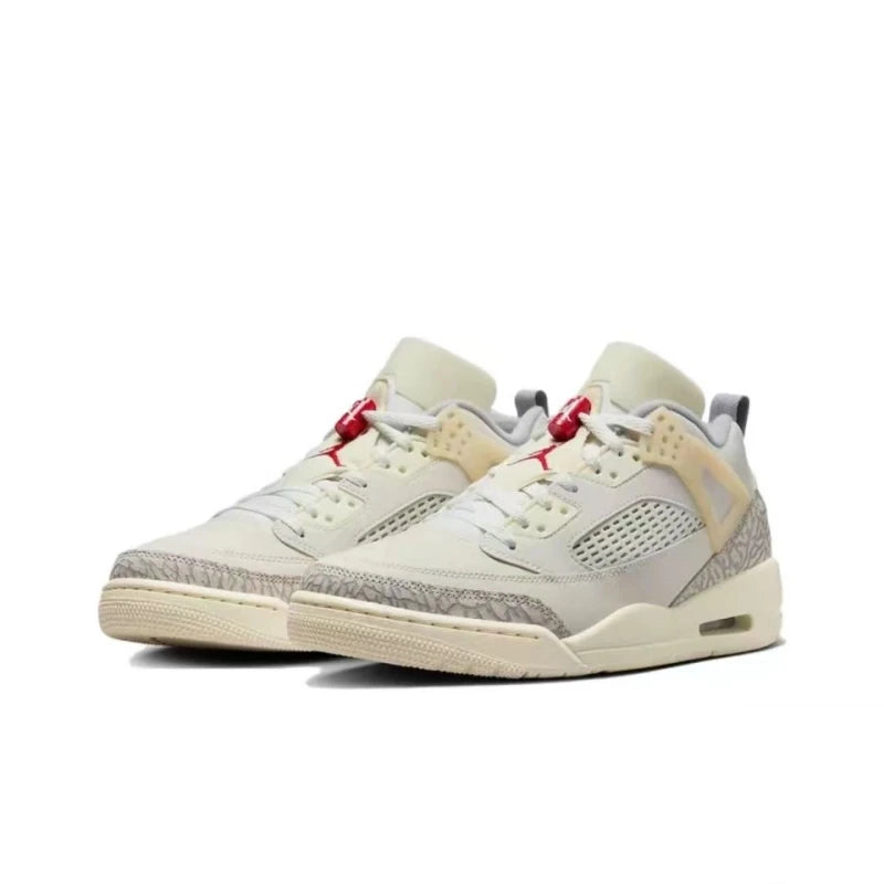 Nike Air Jordan Spizike Coconut Milk Basketball Shoes Men's Shoes Trendy Wear Shock Absorbent Retro Unisex Sports Shoes