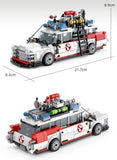 Mini Ghost Racing Car Building Blocks 562PCS MOC Model Car Bricks DIY Assembly Toy Kids Adults Halloween Christmas Birthday Gift