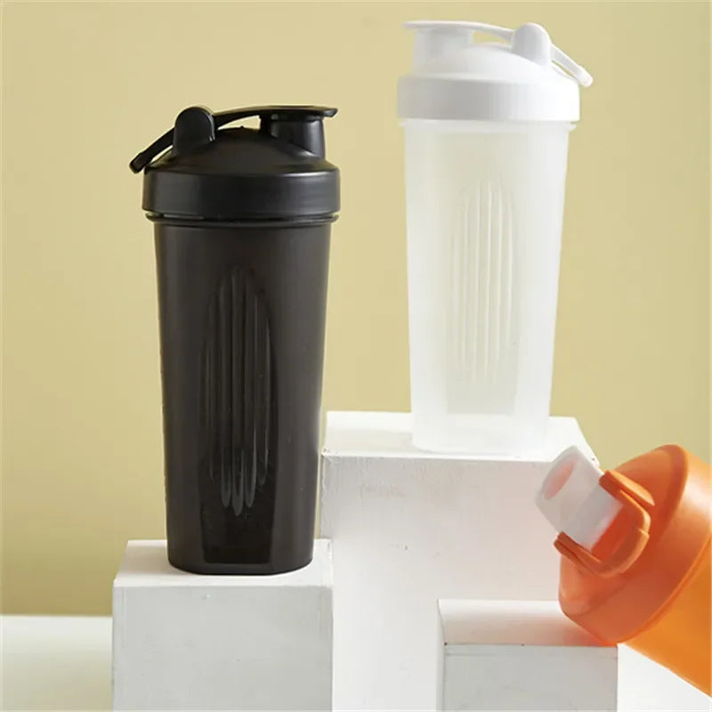 Shaker Cup Sports Portable Convenient Stirring Cup 600ml Plastic Shakers Bottle Adults Drink Water Accessories