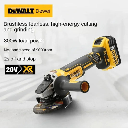 DEWALT DCG405 125mm flat head angle grinder bare machine tool cutting machine 18V lithium battery brushless tools