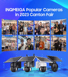 INQMEGA 5MP 4MP WIFI Wireless PTZ Solar Camera 4G SIM With Solar Panel Two Way Audio Security Protection CCTV Camera Battery Cam