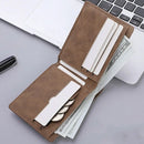 Multi-card Slot Men Wallet Fashion Folding Large-capacity Coin Purse PU Leather Short Purse