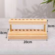 1PC Walnut Wood Multifunction Desk Organizer - Pen Holder, Phone Stand & Storage Solution for Office and School
