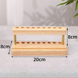 1PC Walnut Wood Multifunction Desk Organizer - Pen Holder, Phone Stand & Storage Solution for Office and School