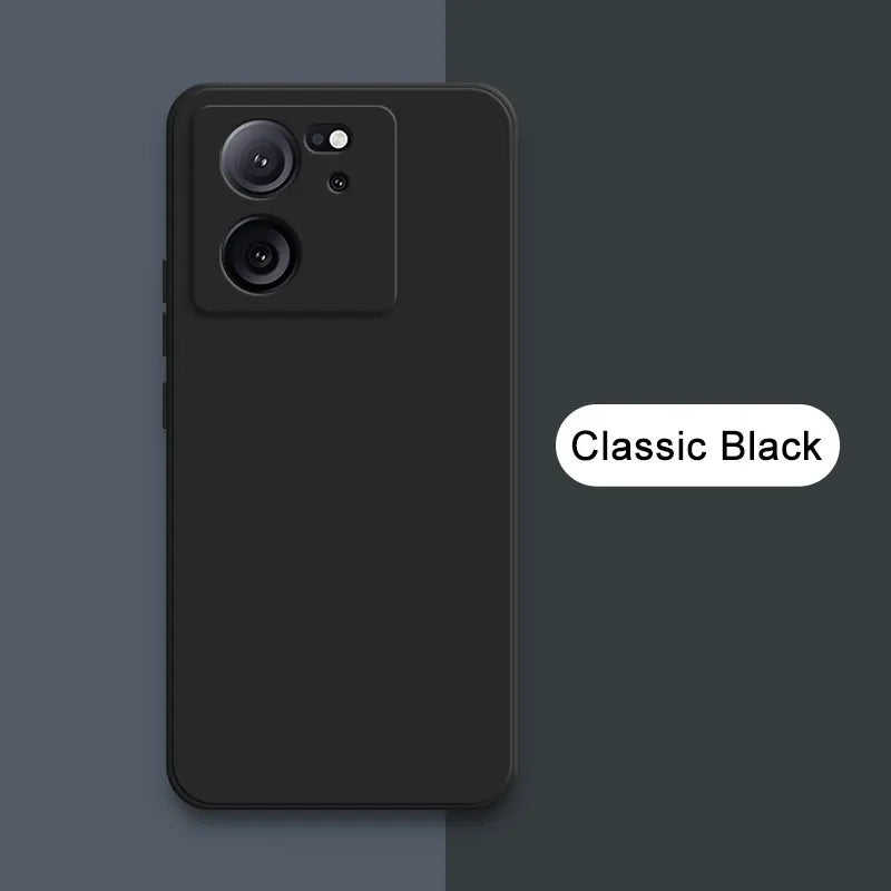 Square Liquid Silicone Back Cover for Xiaomi 13 13T Pro Lite Ultra Camera Protection Soft Waterproof Phone Case Xiaomi13T 13TPro