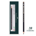 Faber-Castell 8/12pcs Set Matte Sketch Pencil Art Graphite For Sketch Black Lead Writing Drawing Graphite Pencils Supplies