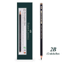 Faber-Castell 8/12pcs Set Matte Sketch Pencil Art Graphite For Sketch Black Lead Writing Drawing Graphite Pencils Supplies