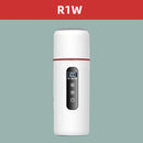 Electric kettle 12V 24V portable car heating cup 500 ml travel heating smart stainless steel insulation artifact OLED display