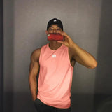 GITF-Men's Bodybuilding Tops, Gym Workout, Fitness Shirt, Running Kleding, Stringer, Singlet, Zomer, Training Vest 