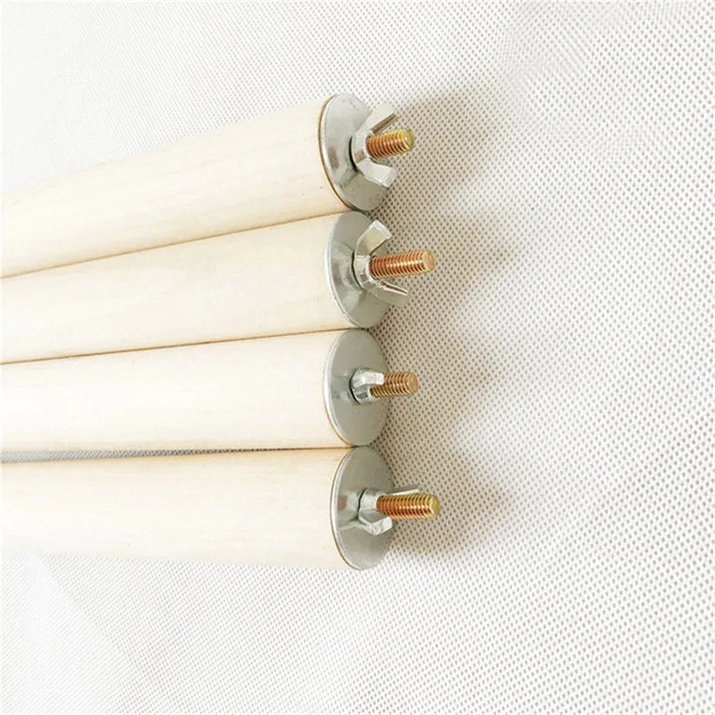 10/14/20//25cm Parrot Pet Raw Wood Hanging Stand Rack Toy Parakeet Hamster Branch Perches Bird Cage Accessories