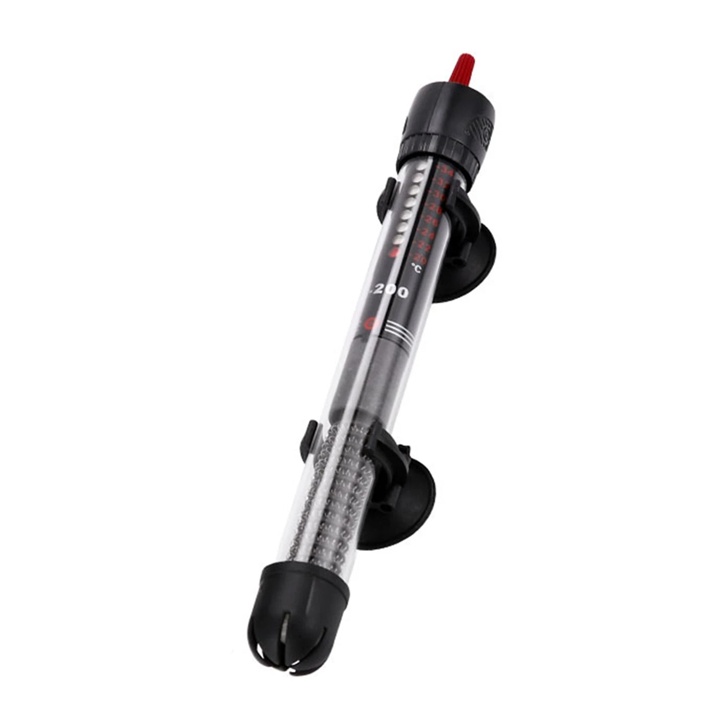 Aquarium Fish Tank Heater Submersible Fish Tank Heater Sensitive Thermostat Multi-angle Installation 25W 30L/50W 60L Turtle Tank