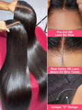 Peruca lace frontal gluseless cabeloliso HD - sem cola