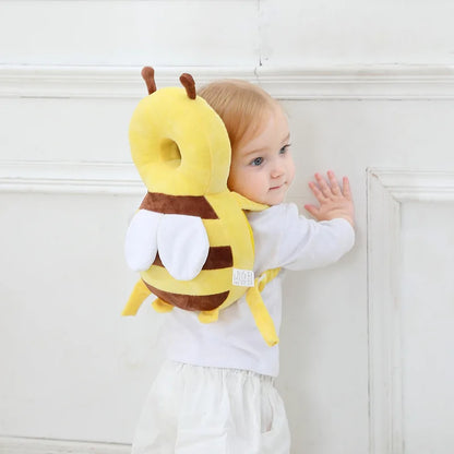 Baby Protect Pillow Learn Walk Head Protector Cushion Anti Fall Backward Cap Carry Cartoon Kids Safe Bibi