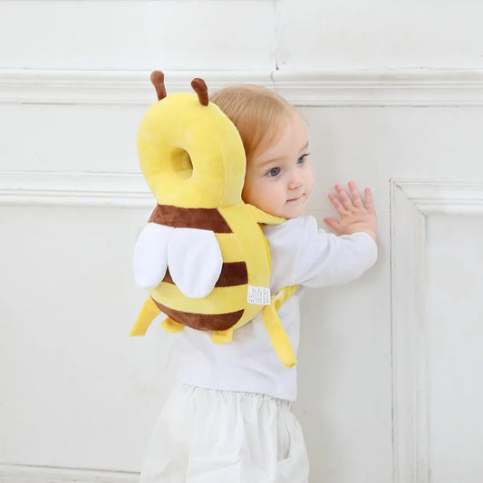 Baby Protect Pillow Learn Walk Head Protector Cushion Anti Fall Backward Cap Carry Cartoon Kids Safe Bibi