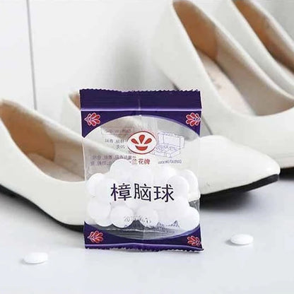 Natural Camphor Ball Wardrobe Shoe Odor Removal Insect-resistant Moth-proof Wardrobe Mildew Mothproof Dropship Pills Mothbal