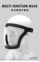 Máscara de protección laboral, protector facial transparente, protector facial transparente, pantalla protectora facial, accesorios de cocina, gadgets