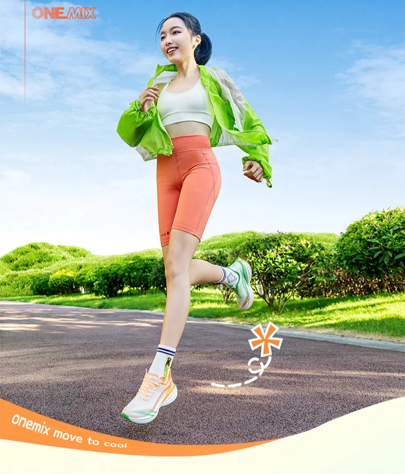 ONEMIX YUE SHUANG Running Shoes for Men Air Cushion Athletic Couple Trainers Sport Runner Shoes Outdoor Women Walking Sneakers