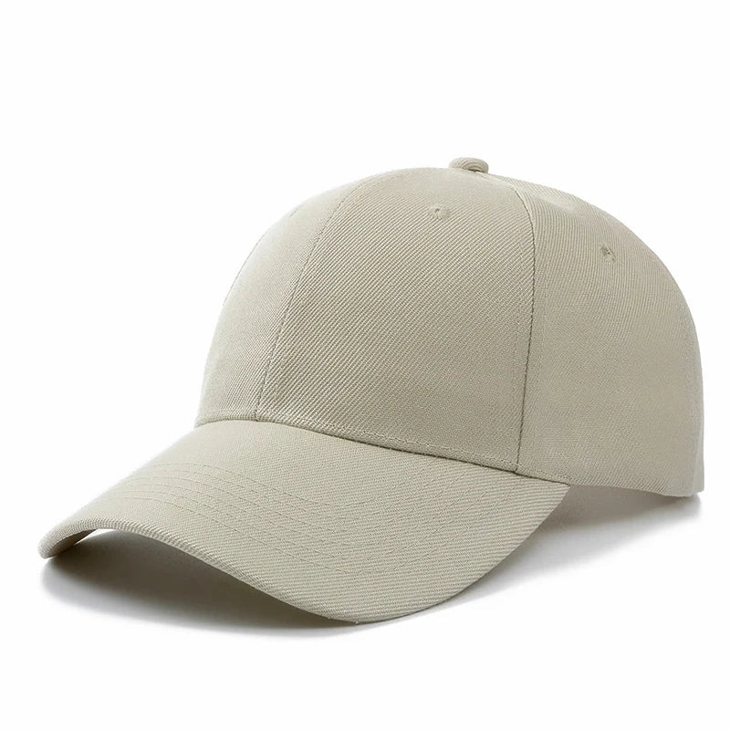 Solid Color Baseball Caps for Women Men Summer Sun Hats Adjustable Snapback Hats Unisex Street Hip Hop Hat Sun Visor Caps