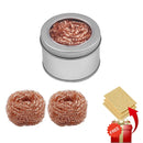 Soldering Iron Tip Cleaner Desoldering Cleaning Ball Welding Soldering Iron Mesh Filter Metal Wire Stand Steel Ball Tin Remover