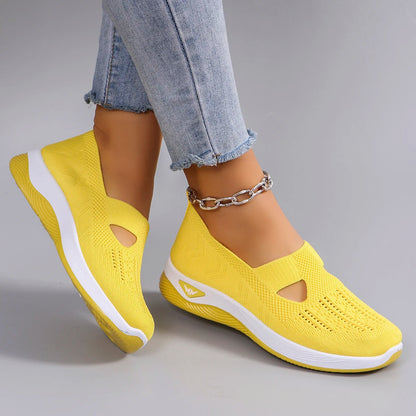 Zapatillas deportivas de primavera para mujer, modernas, transpirables, ligeras, antideslizantes, resistentes al desgaste, informales, planas.