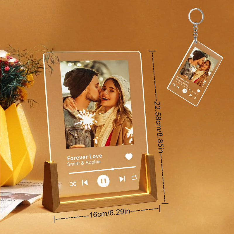 3D Night Light，Acrylic Material，Yes DIY Photo、logo，Touch Control，Creative Gifts and Advertising Tools