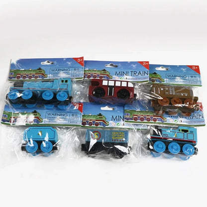 Thomas And Friends Wooden Trains Magnetic Connectable Track Trains Toys Handel Molley Lady Diesol Oliver Donald Educational Toys