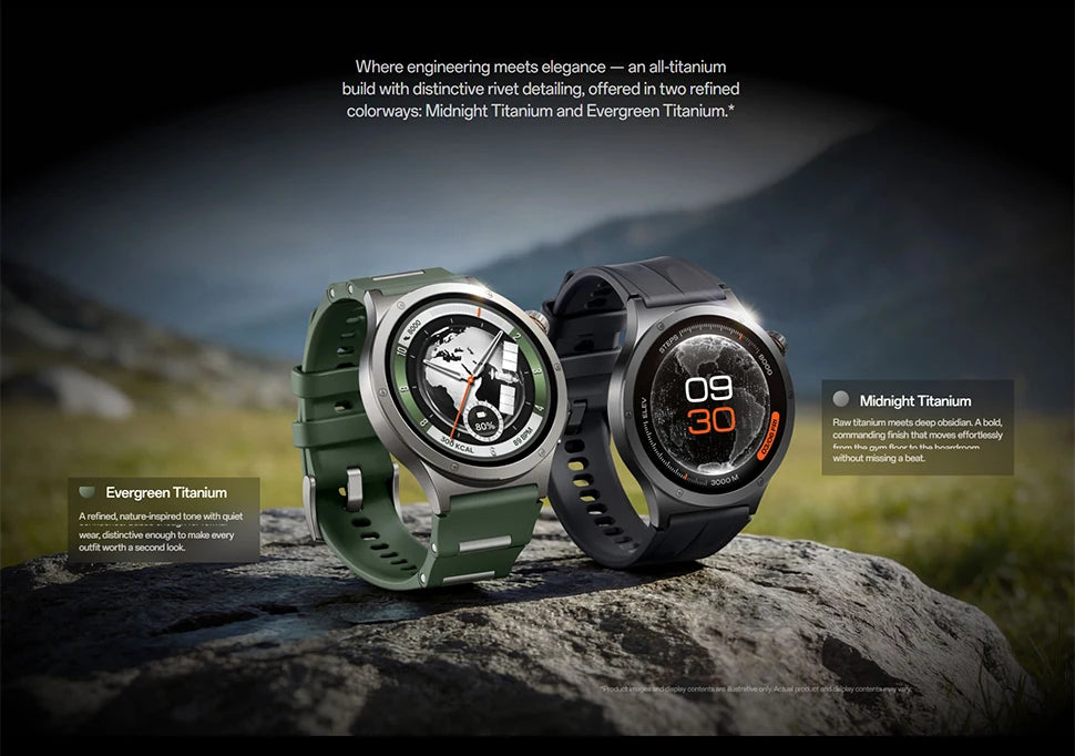 Novo Smartwatch OnePlus Watch 4 (Versão Global) – Tela OLED de 1,5", Snapdragon W5, até 16 dias de bateria, NFC, IP69, Google Assistente e GPS
