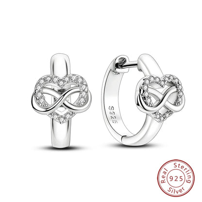 Real 925 Sterling Silver Colorful Dragonfly Butterfly Animal Earrings For Women Exquisite Birthday Anniversary Jewelry Gifts