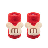 Calcetines de algodón antideslizantes para bebé, calcetines navideños para recién nacidos, bebés, niños pequeños, niñas y niños. 