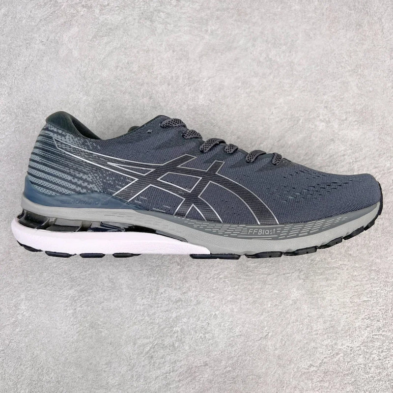 Zapatillas de running todoterreno originales Asics Gel Kayano 28 para hombre, amortiguación, estabilidad y transpirables.