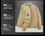 Spring Autumn Jacket Men Cotton Windbreaker Bomber Coat Military Men's Tactics Jackets Man Cargo Casual Jacket Mens Clothes New