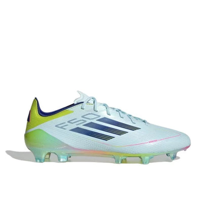 Adidas F50 Elite FG Low-Top Men football boots Cushioning rebound Soccer shoes Light and flexible sneaker Soft and cosy blue