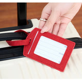 Fashionable new PU luggage tag, boarding pass for overseas travel, luggage tag, anti-loss name card, luggage tag