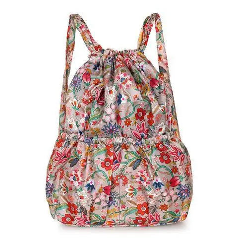 Nylon Bundle Pocket Backpack Women's Outdoor Sports Bag Mommy Large Capacity Backpack