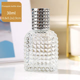 Luxury 30ml Glass Atomizer Perfume Bottle Glass Tube Spray Perfume Sub-bottling Moisturizing Spray Bottle Refillable Bottles