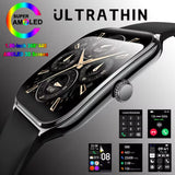 New For OPPO Ultra Thin Smart Watch Men Woman 1.96" HD AMOLED 70+Sports Mode Health Monitor Bluetooth Call Waterproof Smartwatch