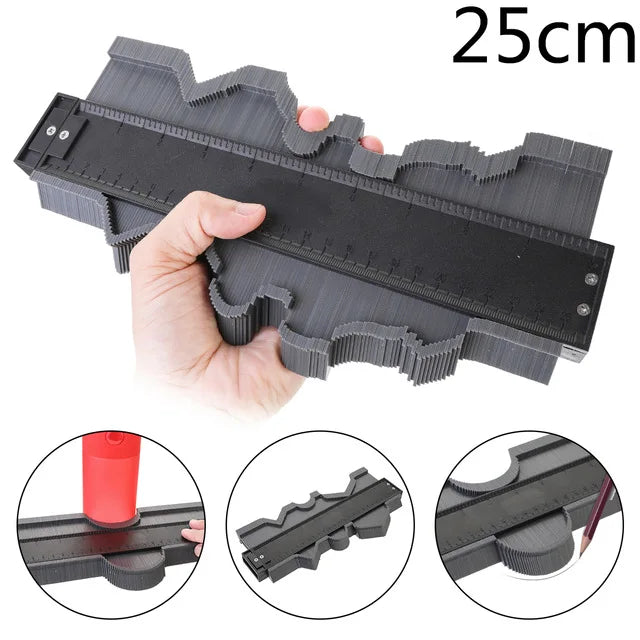 Profile Duplication Gauge Shape Gauge Duplicator Plastic Contour Copy Duplicator Magic Measuring Tool For Woodworking Tool