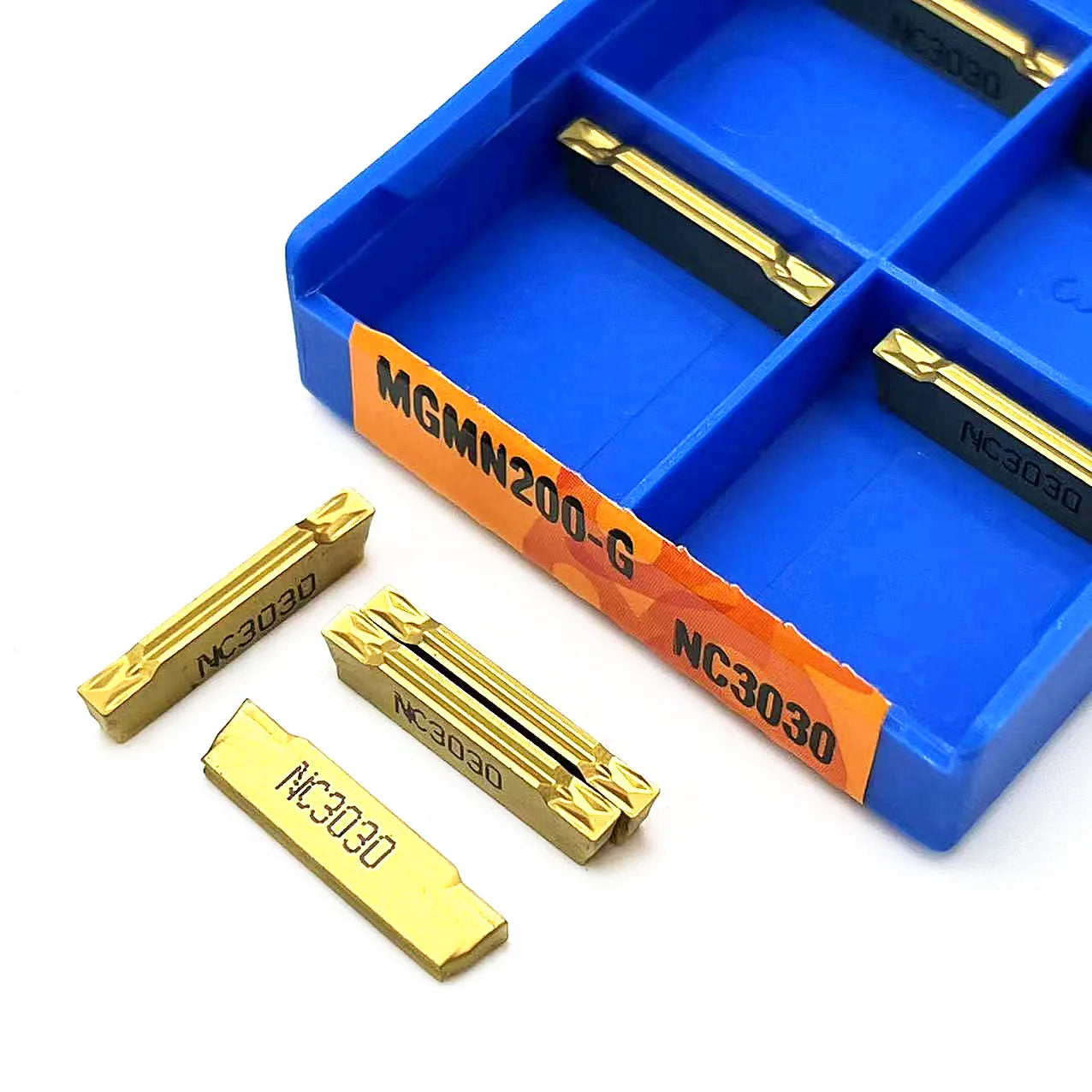 MGMN200 G NC3020 PC9030 NC3030 Herramientas de torneado Inserto de carburo para ranurado de 2 mm para metal MGMN 150 Insertos de ranurado para torno Prating