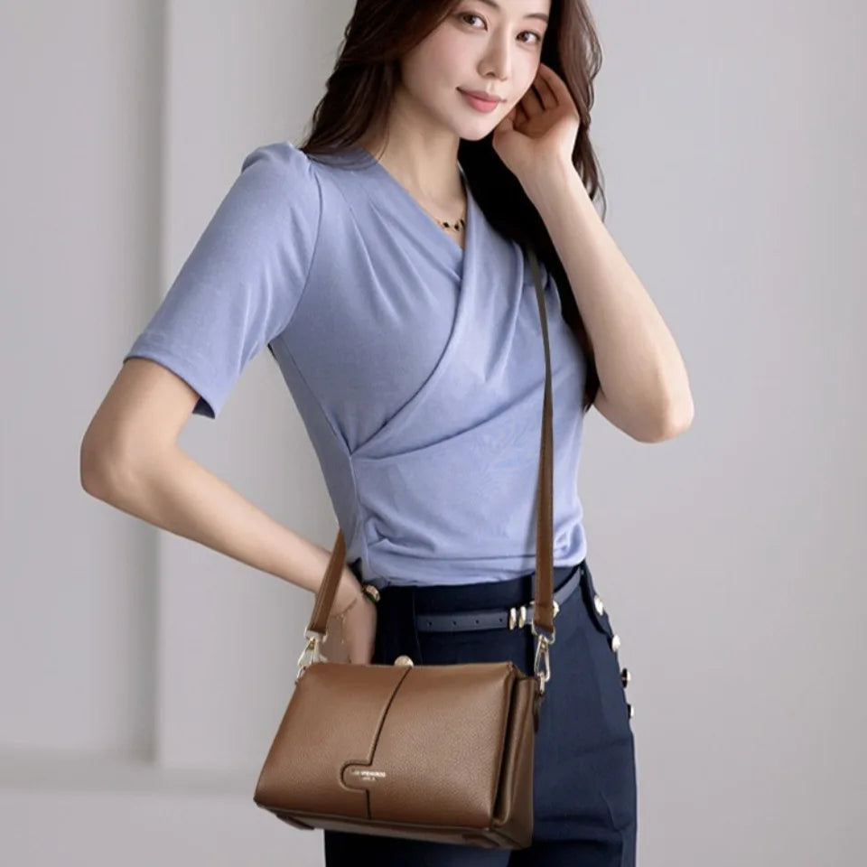 Genuine Brand Luxury Handbags Women Bags Designer Top Quality Soft Leather Shoulder Bags for Women Crossbody Bag Handbags Summer