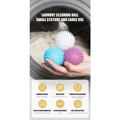 1/3PCS Magic Laundry Balls Reusable PVC Solid Cleaning Ball Household Cleaning Washing Machine Accessories Clothes Softener